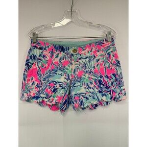 LILLY PULITZER Cabana Cocktail “The Buttercup Stretch Short” 5" Inseam Size 2